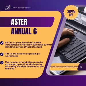 ASTER ANNUAL 6 USER 1 Year Licence for All Windows